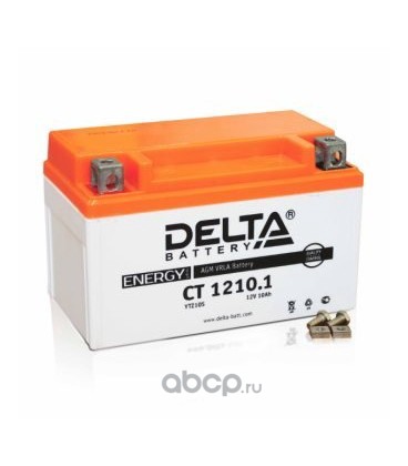 DELTA battery CT12101 Аккумулятор AGM 10 А/ч прямая L+ 150x86x93 EN190 А