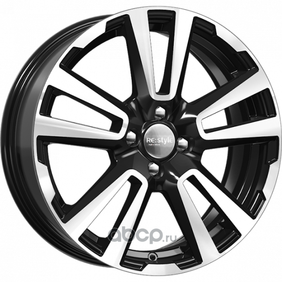 Диск литой R17 6.5J 4x10060.1 ET41 КС874 Алмаз черный