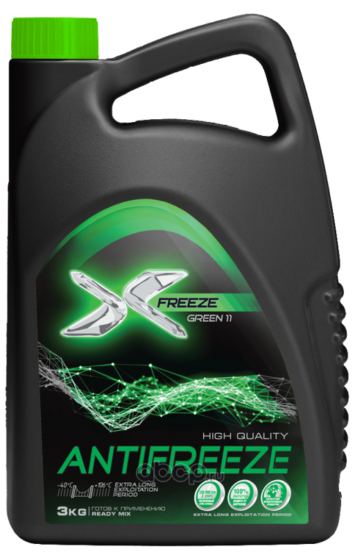 X-FREEZE 430206094 ОЖ X-Freeze Green 3кг