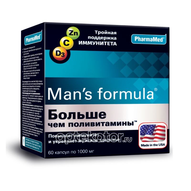 Поливитамины man's Formula. Мен-с формула простата форте капс 60. PHARMAMED man's Formula. Поливитамины PHARMAMED.