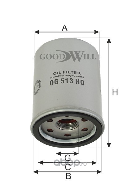 Goodwill OG513HQ Фильтр масляный двигателя
