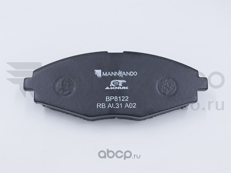 AKNUK BP8122 Колодки тормозные дисковые передние DAEWOO MATIZ (M100, M150) 1.0 AKNUK