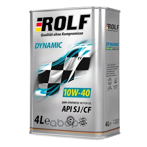 ROLF 322230 ROLF полусинтетическое DYNAMIC 10w40 API SJ/CF  4л