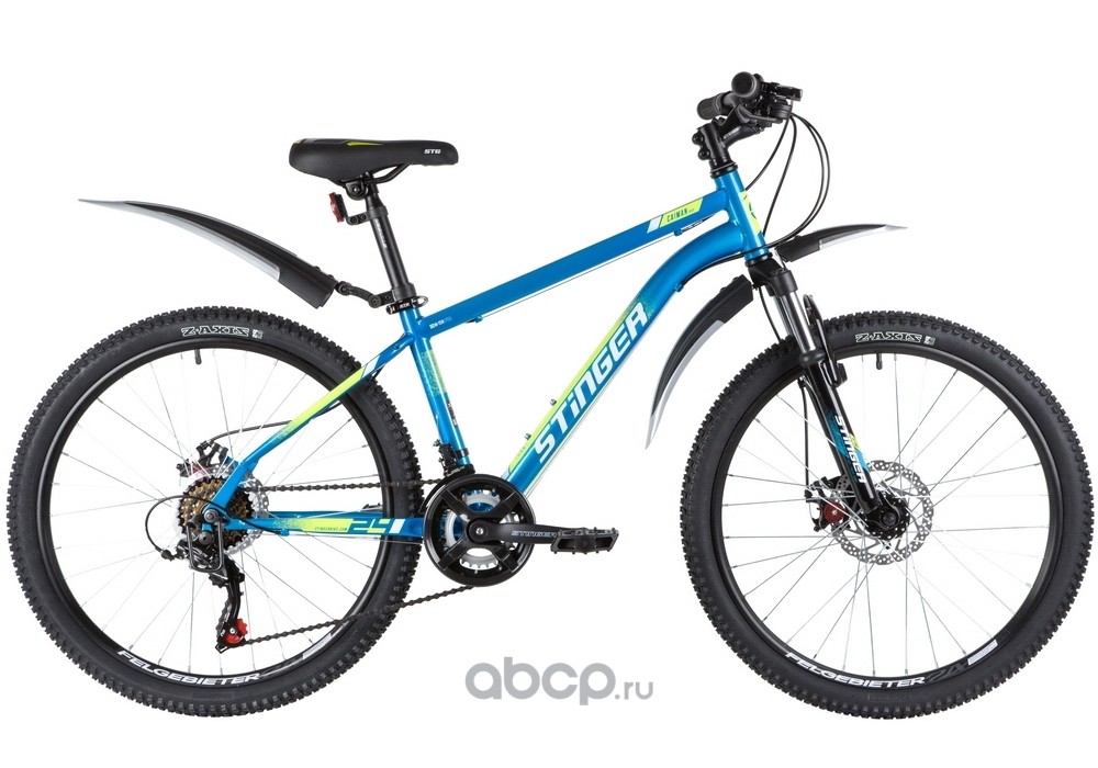 Велосипед 24 STINGER Caiman D (2020) количество скоростей 18 рама алюминий 12 синий 24SHDCAIMAND12BL0