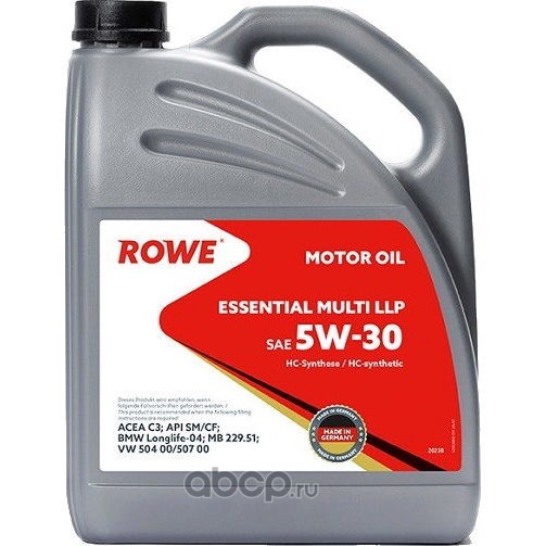 ROWE 202384532A Масло синтетика 5W-30 4л.