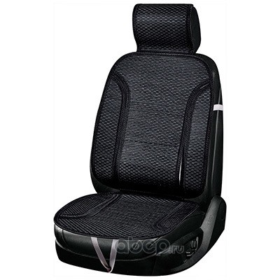 Skyway S01302044 Накидка сиденья бамбук SKYWAY Summer-05 с поддержкой спины черный 1 шт
