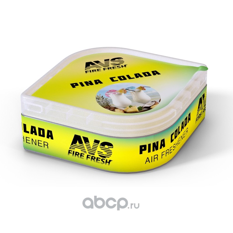 AVS A07267S Ароматизатор AVS LGC-040 Fresh Box (аром. Пина колада/pina colada) (гелевый)