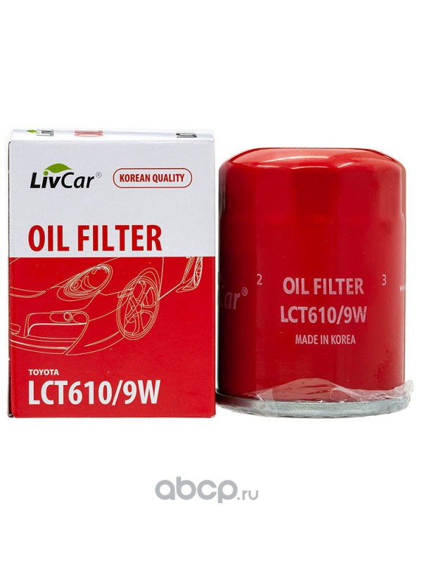 LivCar LCT6109W Фильтр масляный