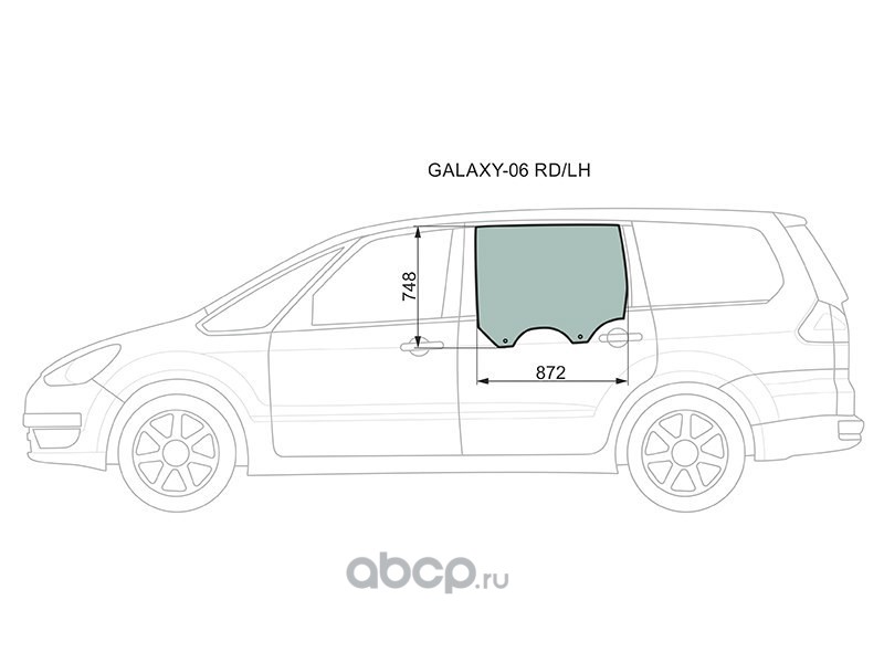 Купить Заднее Стекло Форд Галакси