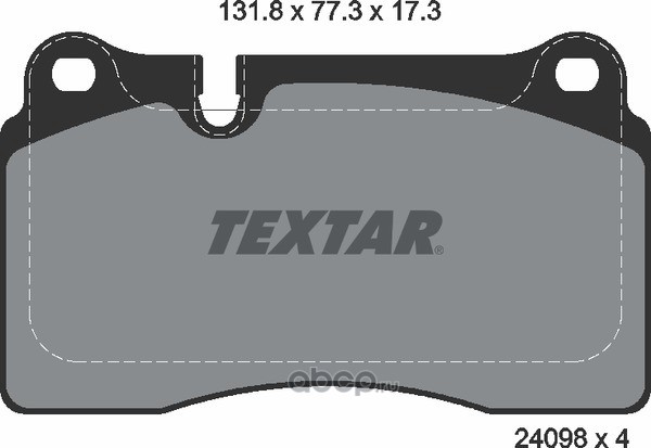 Textar 2409801 Комплект тормозных колодок