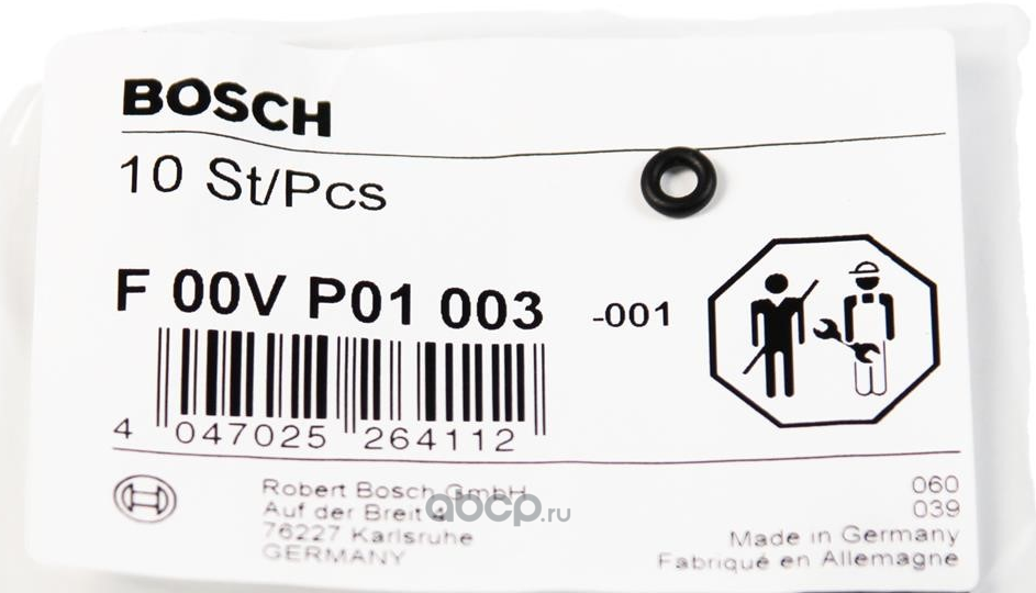 Bosch F00VP01003 Уплотнительное кольцо топливной форсунки