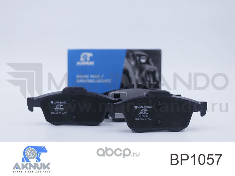AKNUK BP1057 Колодки тормозные дисковые задние LAGUNA II (BG0/1_) 2.0 AKNUK