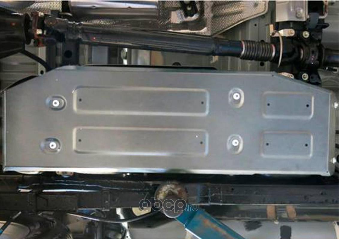 Rival 33395051 Защита топливного бака Toyota Hilux крепеж в комплекте алюминий 4 мм серый Rival
