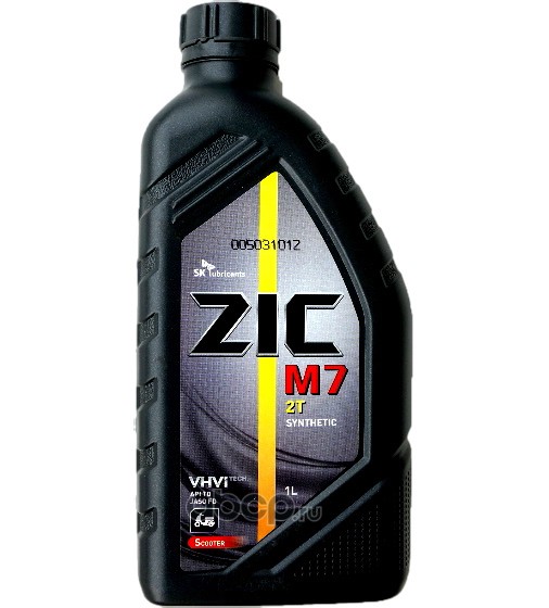 Zic 137213 Масло для 2T двухтактных двигателей, Синтетика 1л.