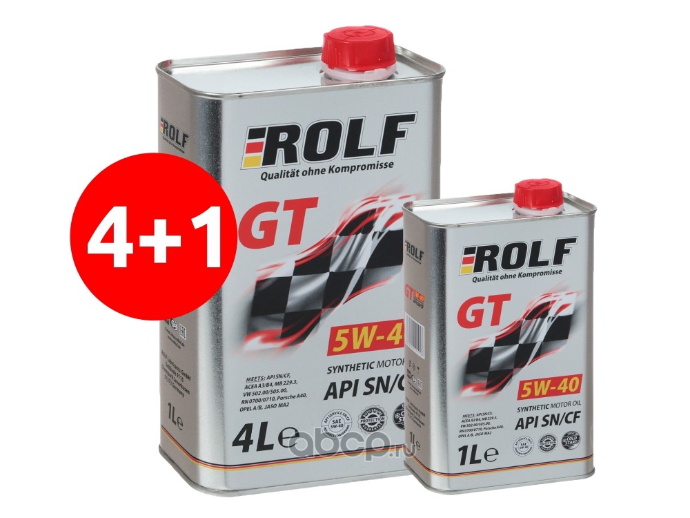 ROLF 322405 Масло моторное синтетика 5W-40 5 л.