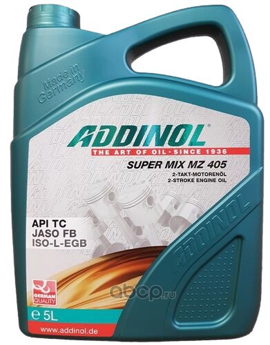 ADDINOL 4014766241061 Масло моторное ADDINOL Super Mix MZ 405 минеральное  5 л.