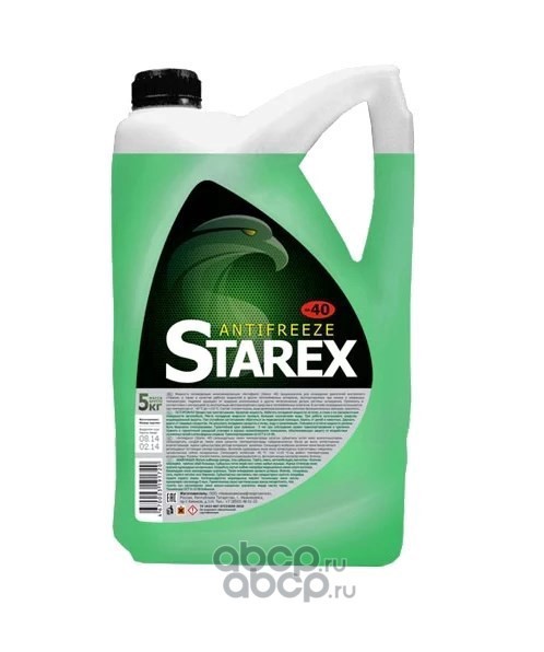 Starex 700656 STAREX Антифриз зеленый -40   5кг