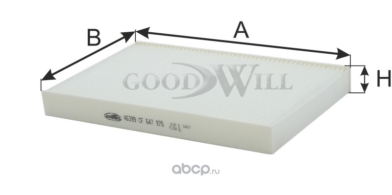 Goodwill AG399CF Фильтр салона