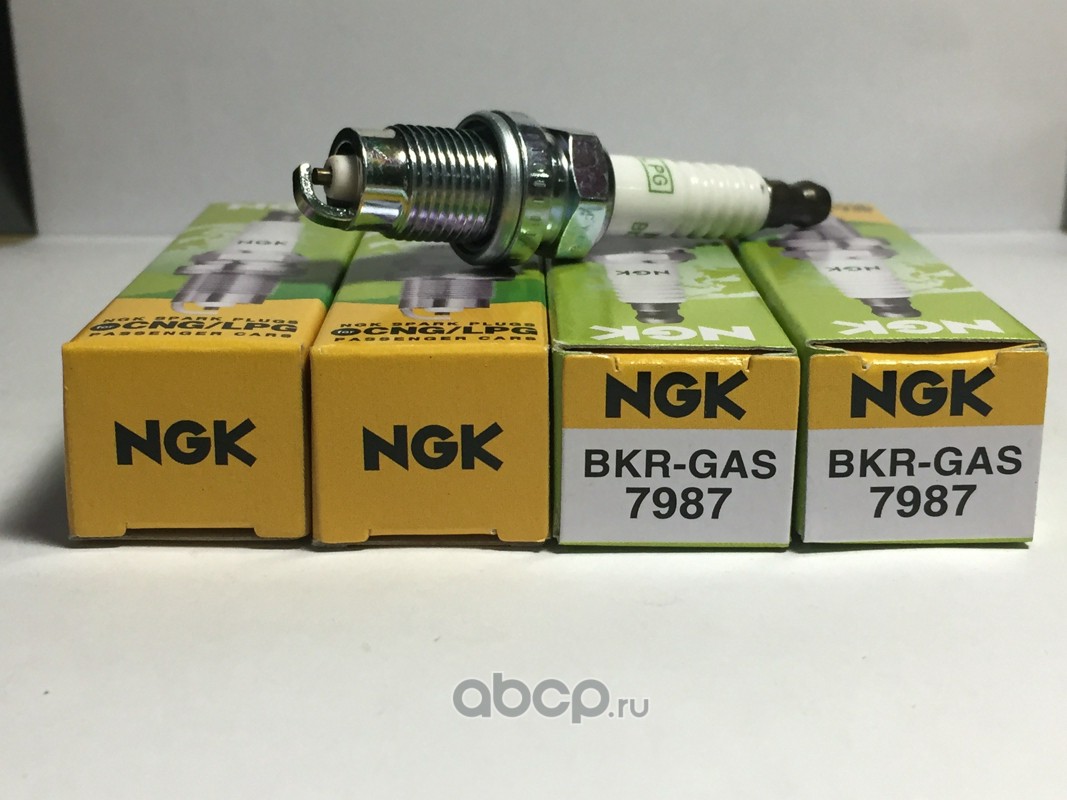 NGK 7987 Свеча зажигания BKR-GAS - купить по выгодным ценам на AWC