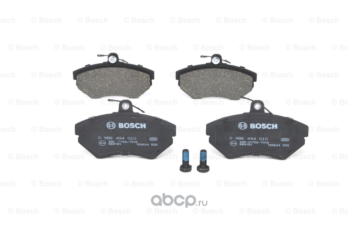 Bosch 0986494010 Колодки тормозные дисковые, комплект
