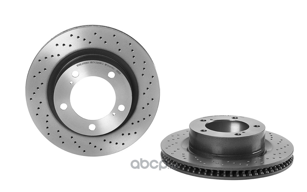 Brembo 09A9661X Тормозной диск