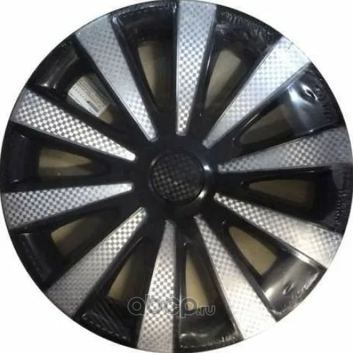 Star S15171 Колпаки декоративные (на пруж.) R-15 Карат Super Black  (к-т 2 шт)