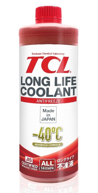 TCL LLC33121 АНТИФРИЗ TCL LLC -40C красный, 1 л