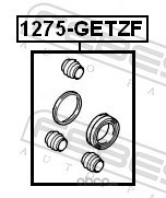 Febest 1275GETZF Ремкомплект суппорта тормозного переднего