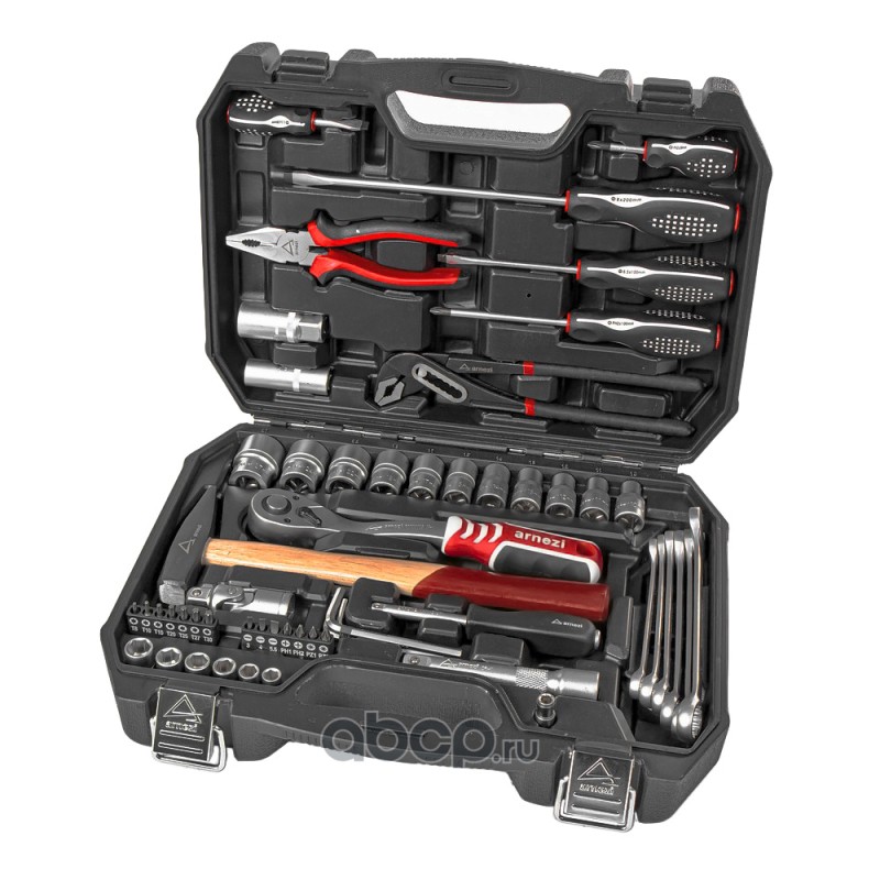 ARNEZI R0900058 Набор инструментов 58 пр. 1/4&quot;&quot;DR, 1/2&quot;&quot;DR