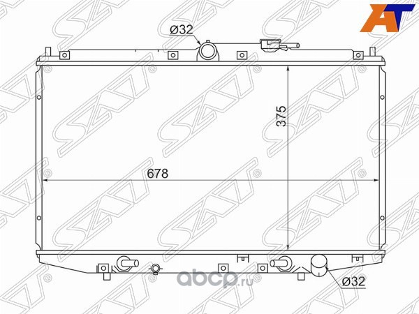 Купить Радиатор Хонда Авансир