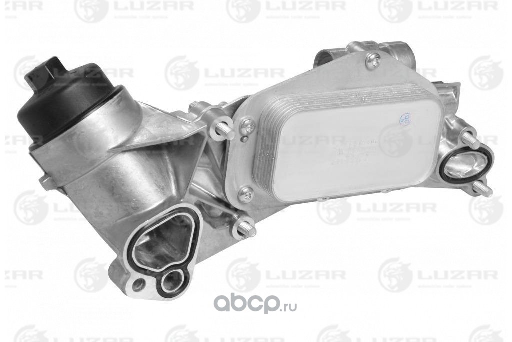 LUZAR LOC0504 Радиатор масл. в сборе (теплообменник) Chevrolet Cruze (09-)/Opel Astra H (04-) 1.6i/1.8i (LOc 0504)