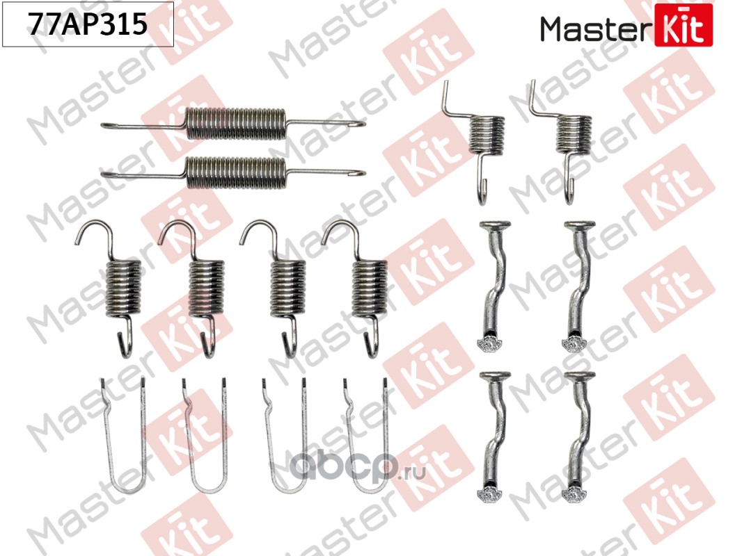 77AP315 MasterKit Комплект монтажный тормозных колодок