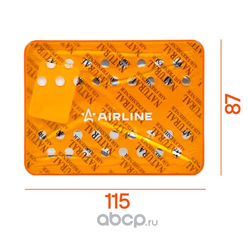 AIRLINE AFSI135 Ароматизатор под сиденье гелевый мини "Тайга" французская ваниль (AFSI135)