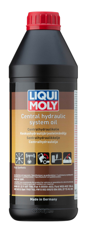 LIQUI MOLY 3978 LiquiMoly Синт. гидр.жидк. Zentralhydraulik-Oil (1л)