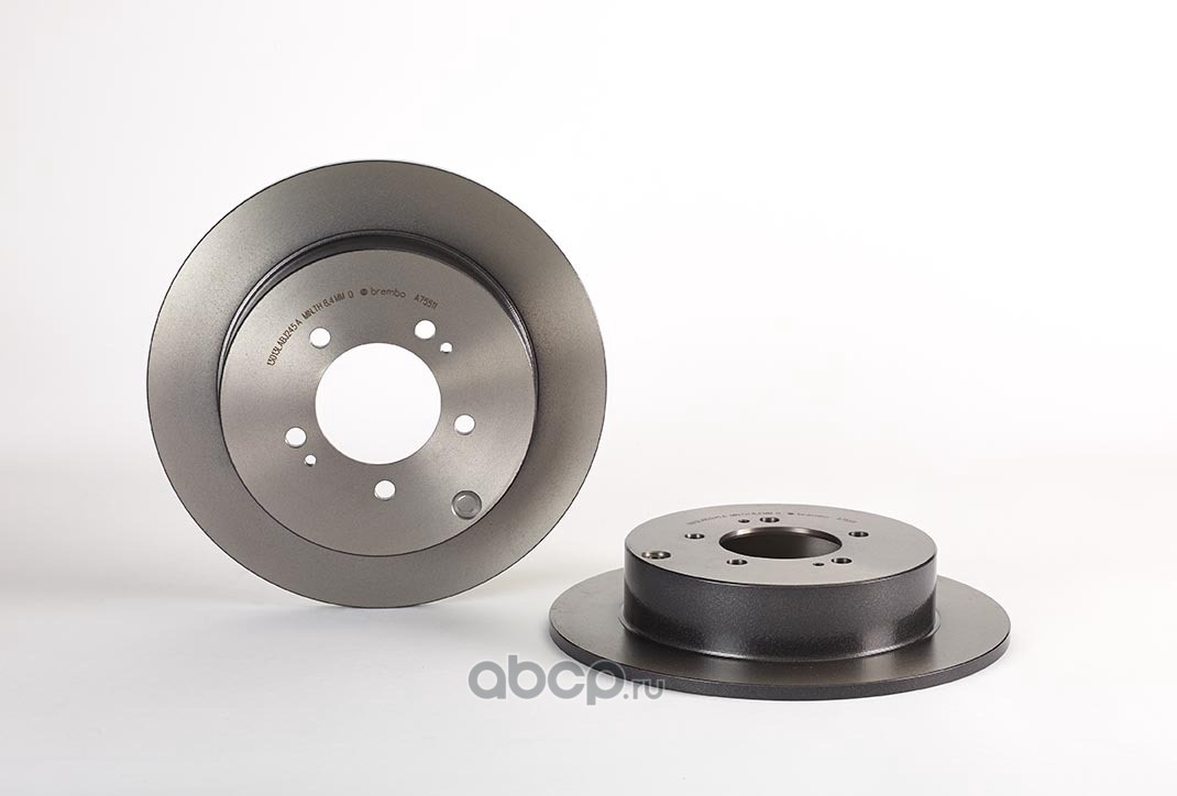 Brembo 08A75511 Тормозной диск