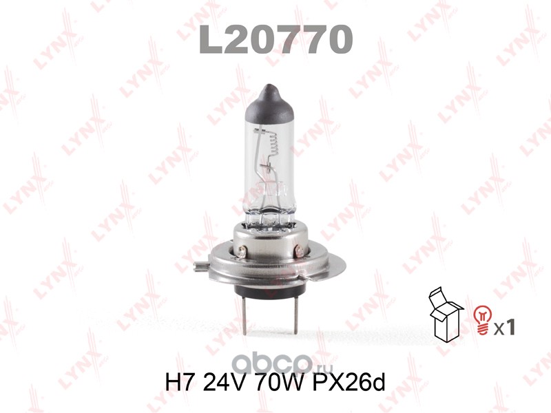 LYNXauto L20770 Лампа галогенная