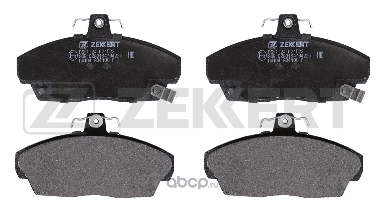 Zekkert BS1724 Колодки тормозные дисковые передние