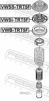 Febest VWSSTRT5F Опора переднего амортизатора