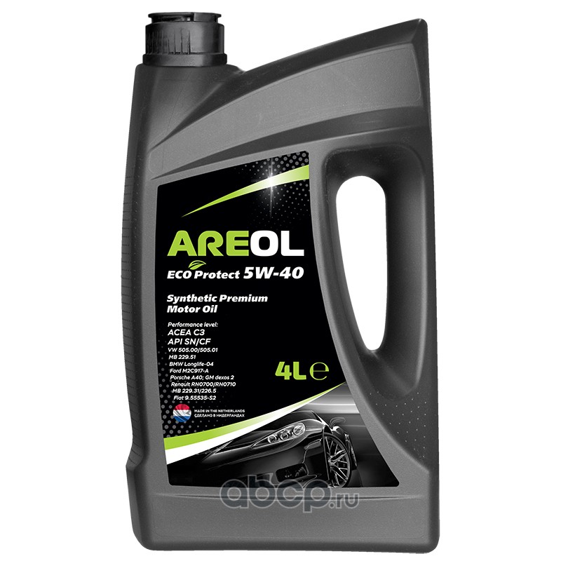 AREOL 5W40AR061 Масло моторное AREOL ECO Protect 5W40 синтетика 4л.
