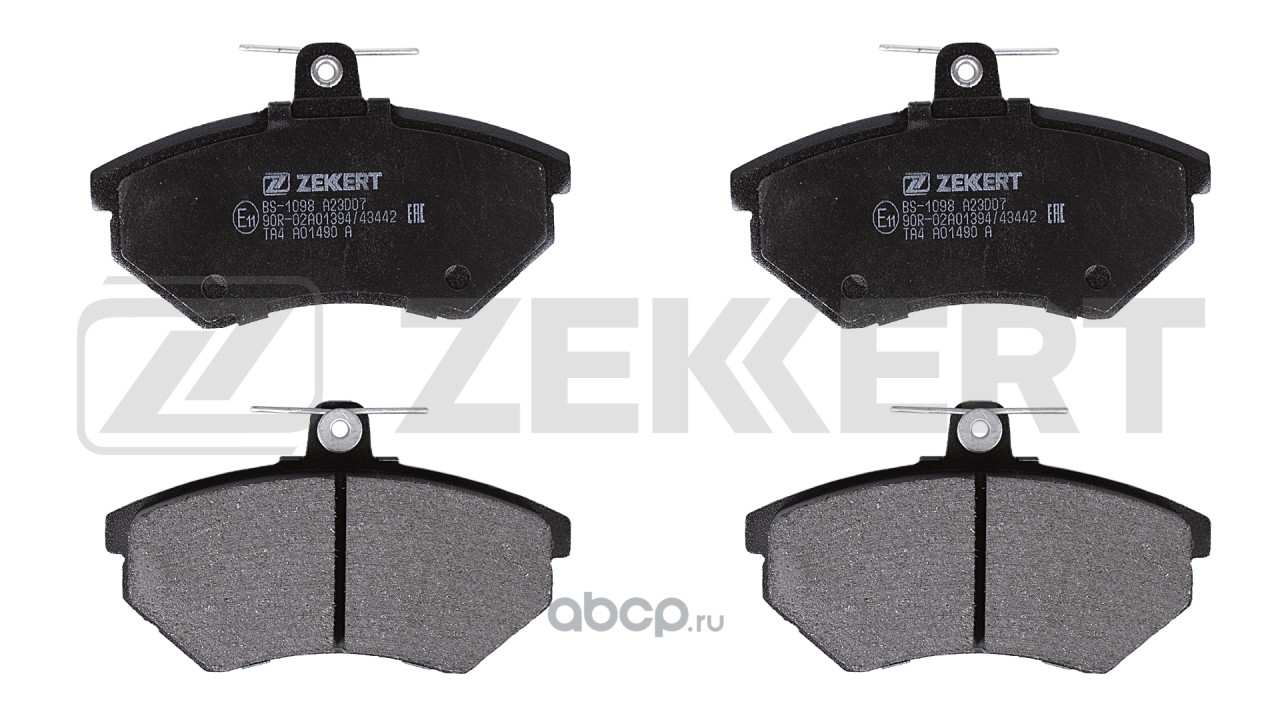 Zekkert BS1098 Колодки тормозные дисковые передние