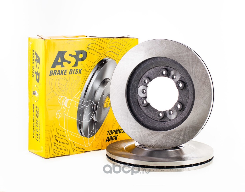 ASP 300206 Тормозной диск GREAT WALL HOVER, H3, H5, SAFE F1,SAILOR ,WINGLE, Opel Frontera 2.0-3.1TD 91- передний D=280mm