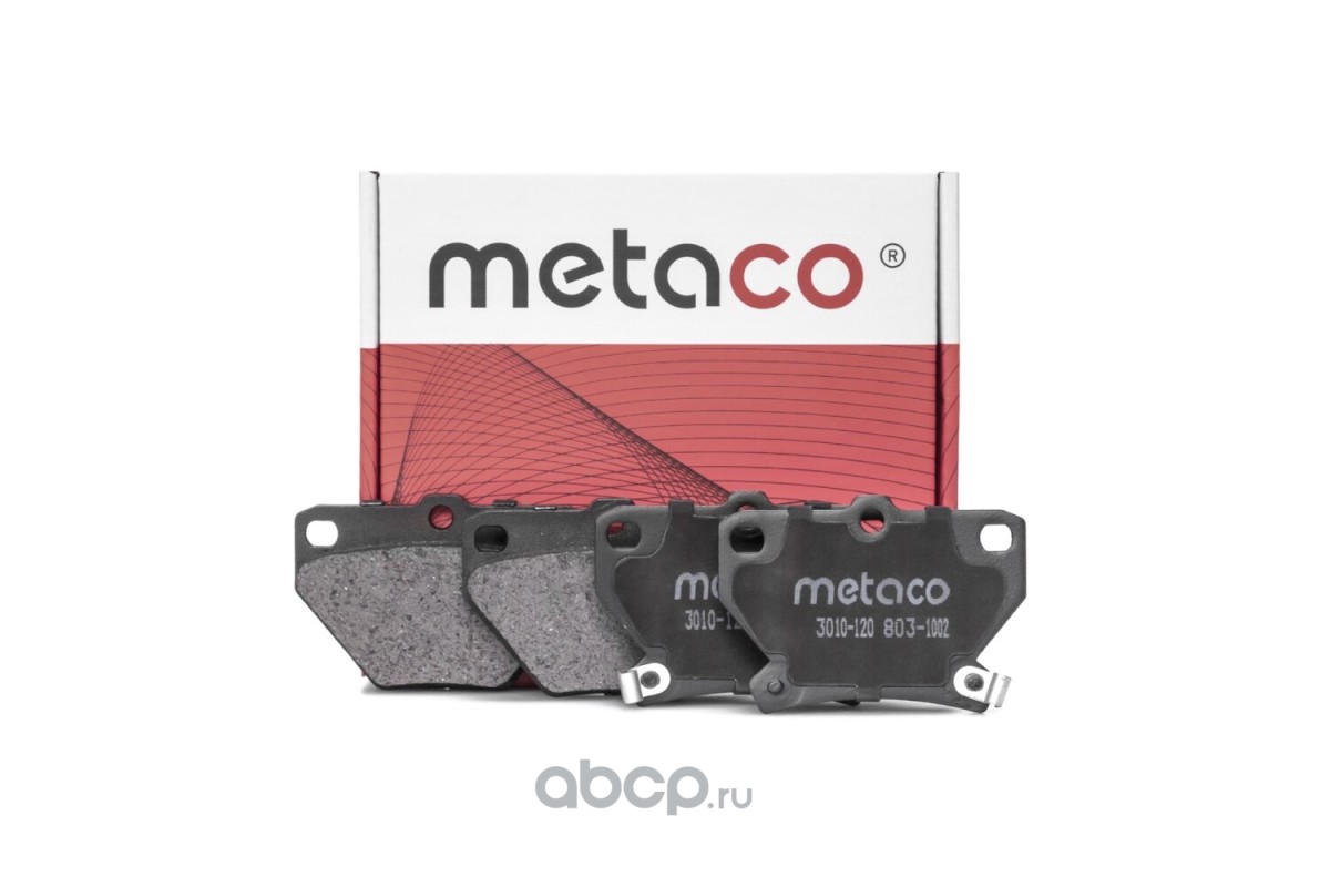 METACO 3010120 Колодки тормозные задние дисковые к-кт