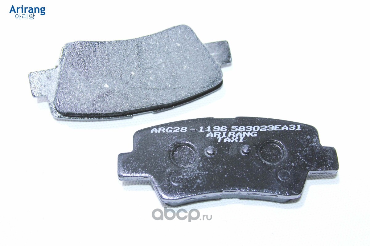 Arirang ARG281196 Колодка дискового тормоза зад.