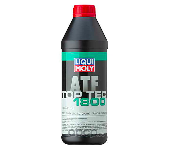 LIQUI MOLY 2381 НС-синтетическое трансмиссионное масло для АКПП Top Tec ATF 1800 1л