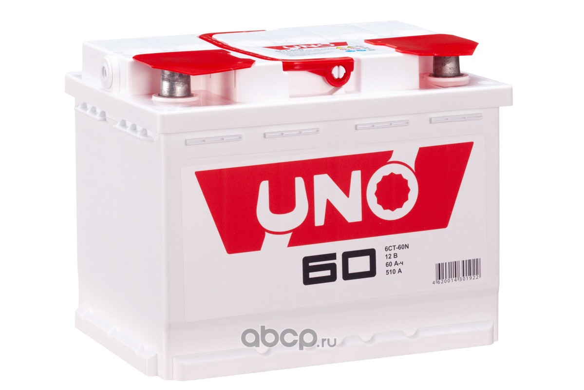 UNO 560107010 Автомобильный аккумулятор 60 Ач (1) 6СТ-60N 510 A (CCA)