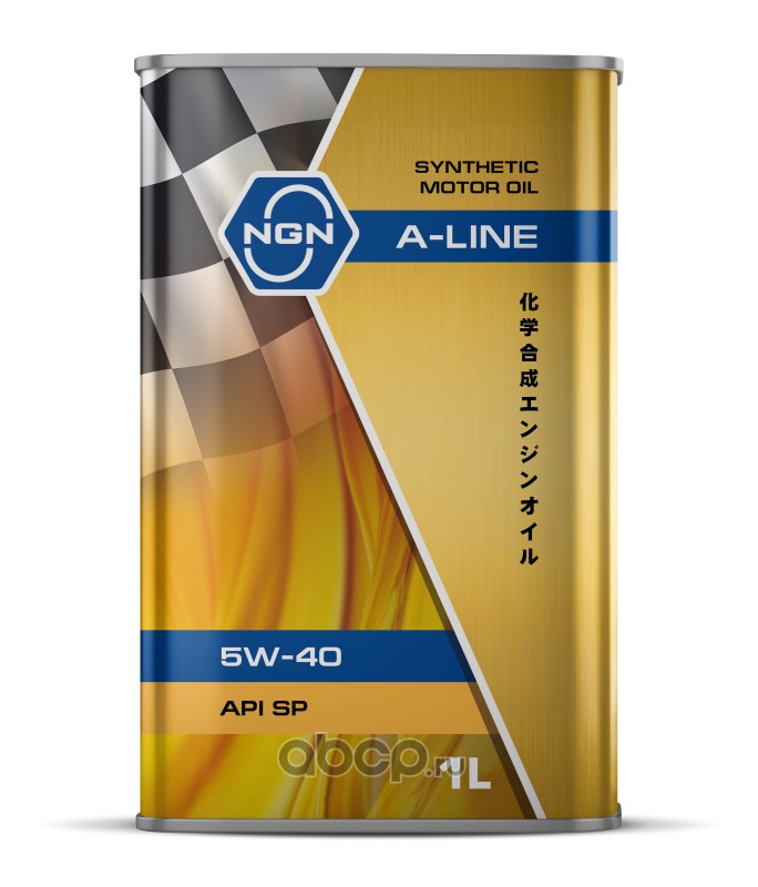 Масло моторное NGN A-Line 5W-40 синтетика 1л V182575119