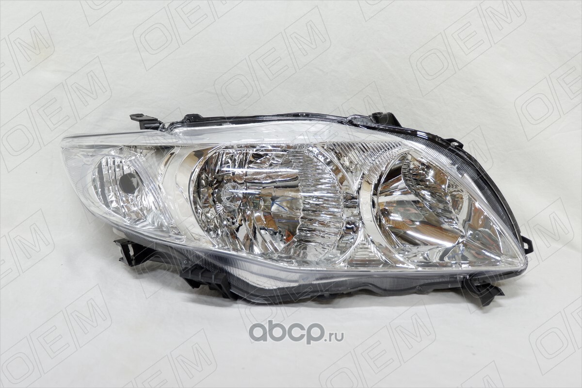 OEM0226FR Фара правая Toyota Corolla 10 E150 2007-2010, галоген, с  корректором O.E.M. купить в Севастополе в Автодруг 92