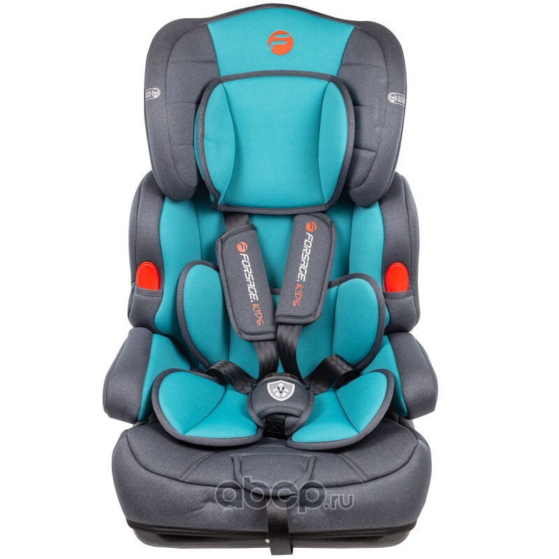 FORSAGE kids BAB001TURQUOISE Детское автомобильное кресло FORSAGE kids голубой, 0-7 лет, 0-25 кг, группа 1/2/3 (9-36 кг)