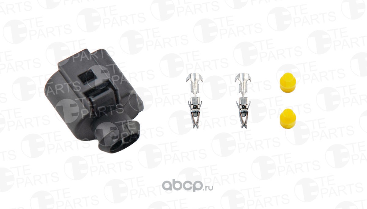 TE PARTS 7741275 Разъём 2х контактный (комплектация: 2-pin, 2 уплотнения)