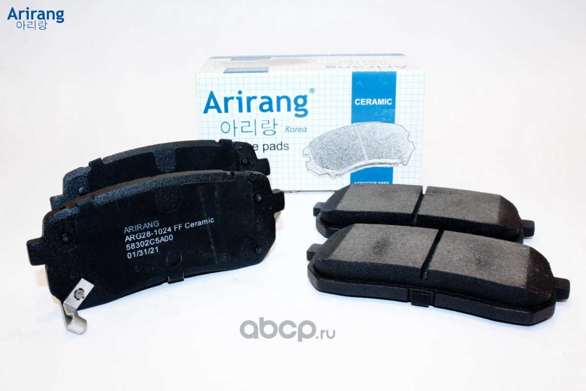 Arirang ARG281024 Колодка дискового тормоза зад